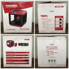 🔷🔶🔷pa1/90 3Dプリンター FLASH FORGE Finder フラッシュフォージ ファインダー My Finder 動作・通電確認済 中古🔷🔶🔷