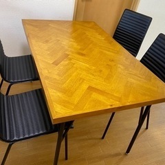 お相手決定】ダイニングテーブルセット（購入時32800円）