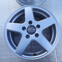 AGA Nordic ノルディック 15 x 6J +47 5H 112 シルバー 4本 VW 