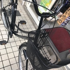 27インチ 黒のママチャリ