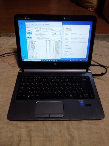ノートパソコン [Win10pro] HP probook 430G2 corei3