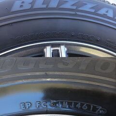 BLIZZAK VRX 225/60R17 ブリヂストン スタッドレスタイヤ ホイール付 4 