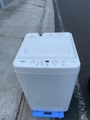 名古屋市郊外配送無料　YAMADA 4.5kg 洗濯機　YWM-T45H1 2020年製