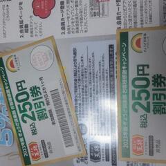 餃子の王将　250円割引券×2　2023年の餃子倶楽部会員カード