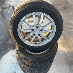 スタッドレスタイヤ　ホイールセット　2016年製　ヨコハマアイスガード5plus 215/60/17 エルグランド等に スタッドレスタイヤ ホイールセット 2016年製 ヨコハマアイスガード