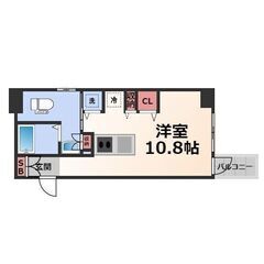 ✅家賃まで負担✅初期費用無料🎉四ツ橋駅4分🎉最上階角部屋1R