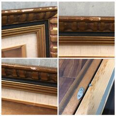 🔷🔶🔷ut5/15 額縁 油絵用 額 F20号 キャンバス用 金枠 ゴールド