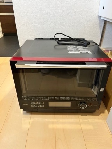 トーストは 東芝 ER-VD3000(R) 過熱水蒸気オーブンレンジ 石窯ドーム スタンダードモデル 30L グランレッド 新品 送料無料