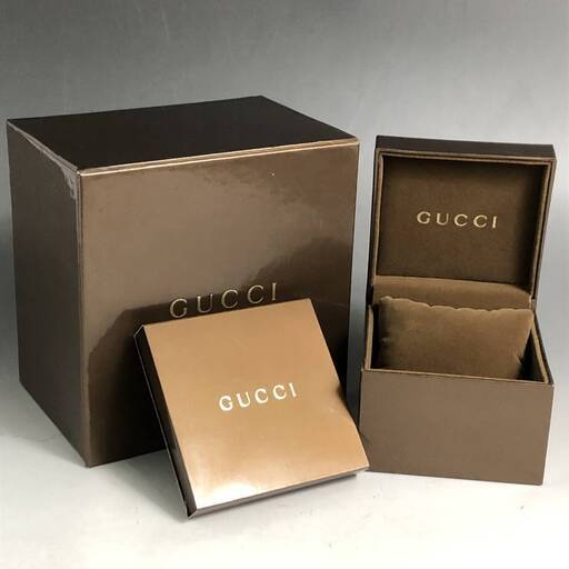 ut5/18 【箱のみ】 GUCCI/グッチ 純正時計保存BOX　空箱 ケースのみ 取扱説明書あり　ケース　腕時計用ボックス 〇