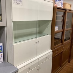 萩原家具 2枚扉カップボード【トレファク 川越店】