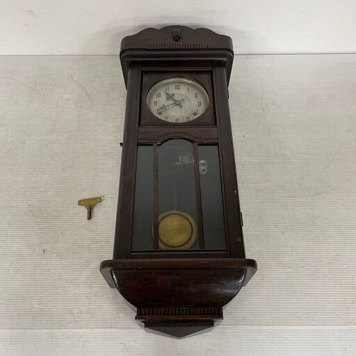 古時計 ボンボン時計 振り子時計 ゼンマイ時計 掛け時計 時計 昭和