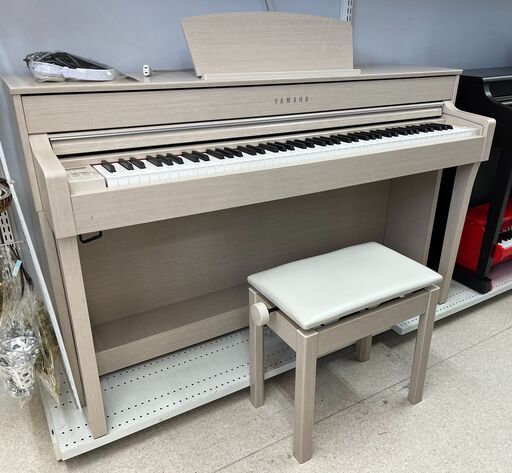 【美品！】YAMAHA/ヤマハ 電子ピアノ Clavinova クラビノーバ 88鍵 CLP-635WA 2018年製 ホワイトアッシュ調 ヘッドホン・イス付【ユーズドユーズ名古屋天白店】J2311