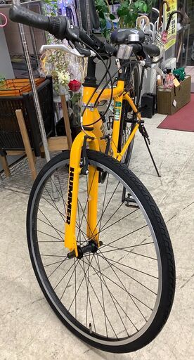 HUMMER ハマー 自転車 クロスバイク 28インチ 変速あり イエロー