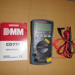 サンワ CD770 標準 薄型デジタルマルチメータ 