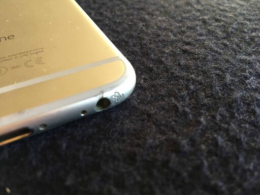 iphone6s silver 16GB　SIMフリー　バッテリー１００％
