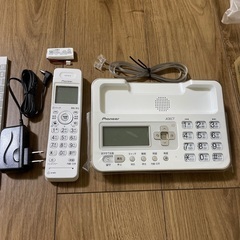 新品♡電話機　Pioneer パイオニア　TF-VR80SE1