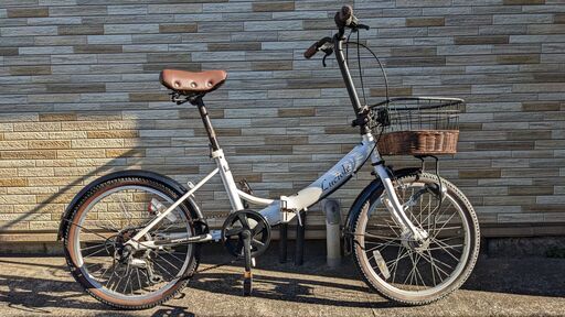 中古自転車 6段変速 20インチ （LEDオートライト） 軽整備済み 安い 防犯登録 町田市 麻生区 神奈川 046ky