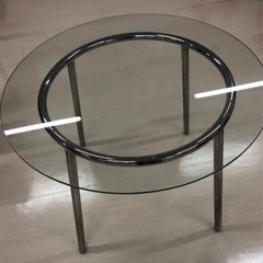 ガラステーブル 丸テーブル