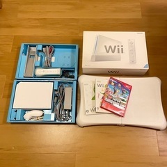 Wii 本体 Wiiフィットボード ソフト３枚