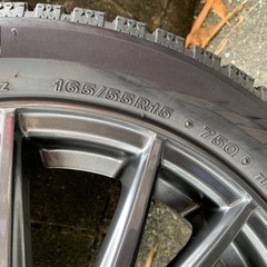 (商談中]スタッドレスタイヤホイール 165/55/15 4本セット