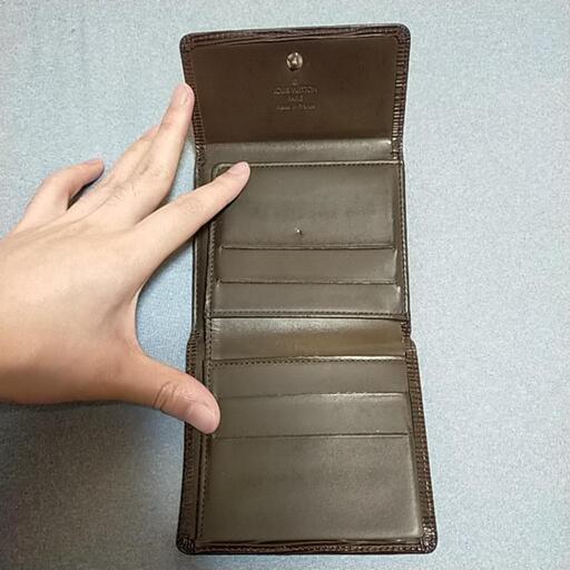 ルイヴィトン ポルトフォイユ エリーズ Wホック 三つ折り財布