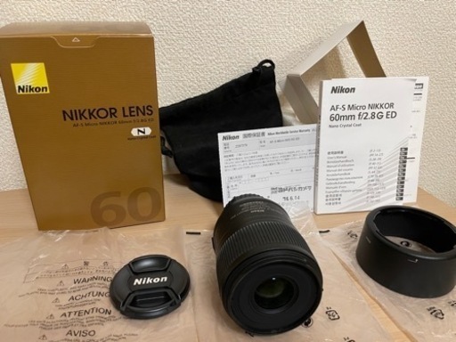 【美品】Micro NIKKOR 60mm f/2.8G ED NIKON