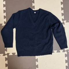 紺色セーター　120サイズ　学校