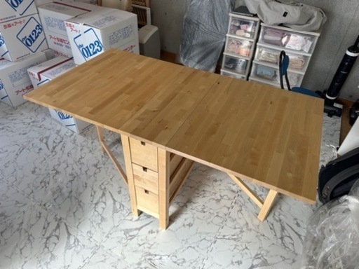 IKEA ダイニングテーブル ノールデン バタフライテーブル - テーブル