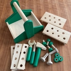 【お渡し先決定】木製おもちゃ　工具セット