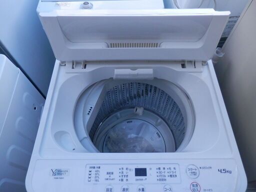 111\u003e 中古洗濯機  YAMADA  YWM=T45H1  2021年製  4.5kg