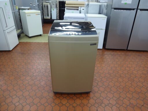 ID 134201　洗濯機アイリスオーヤマ　傷有　8K　２０２０年製　DAW-A80