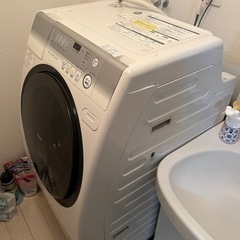 取引中　ドラム式洗濯機　シャープ　洗濯機能のみ