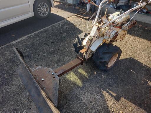 バインダー改ハイド板除雪機 古いけど実働！