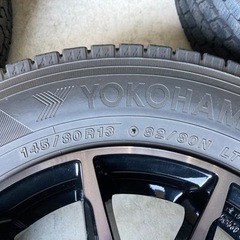 エブリィなどチョイ上げ用 スタッドレスタイヤ ホイール4本セット 145/80R13