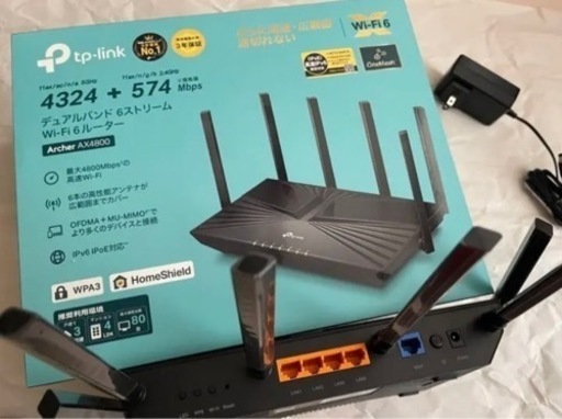 tp-linkデュアルバンド6ストリームWiFiルーターArcherAX4800