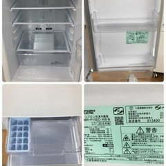 S175 三菱 【右開き】146L 2ドアノンフロン冷蔵庫 keyword キーワードホワイト MR-P15EC-KW ⭐動作確認済 ⭐クリーニング済