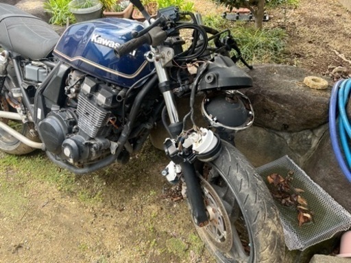 取引中新規受付終了】Kawasaki ZRX400 Ⅱ 書あり事故車