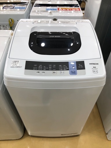 HITACHI  全自動洗濯機　2018年製　5kg