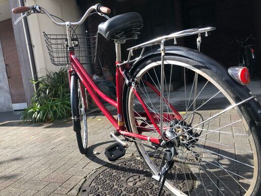 兵庫県尼崎市　発送不可　CBA 27インチ　6段変速　オートライト　中古 中古】27インチ 6段変速・オートライト 税込・整備済
