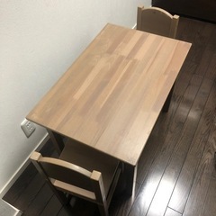 IKEA 子供用　テーブル　チェア　セット