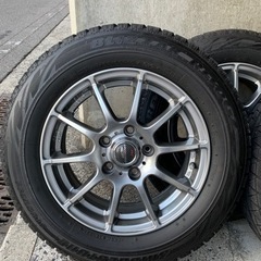 スタッドレスタイヤ4本セットホイール付きBSブリザック 195/65R15