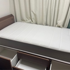 ニトリ収納ベッド(シングル)+N sleep マットレス