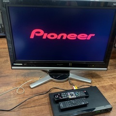 32型テレビ、DVDデッキセット