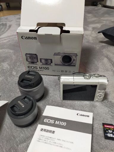 Canon EOS M100 ダブルレンズキット ホワイト カメラ www