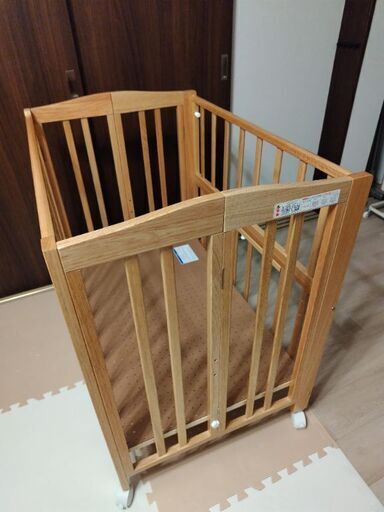 KATOJI　ミニサイズ　折りたたみベビーベッド