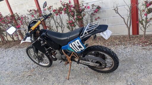 TS125r 不動車 レストア・部品取りに 検）ts rg kdx crm dt