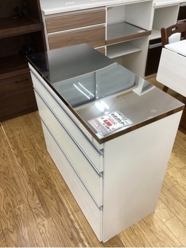KL-98【新入荷 リサイクル品】キッチンカウンター 白 KL-98【新入荷 リサイクル品】キッチンカウンター 白