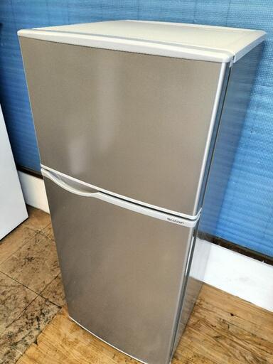 シャープ（SHARP）SJ-H13E-S 2ドア冷凍冷蔵庫 128L 2022年製　高年式