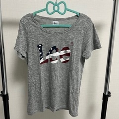 Lee リー ビッグロゴ 半袖Tシャツ 星条 USA