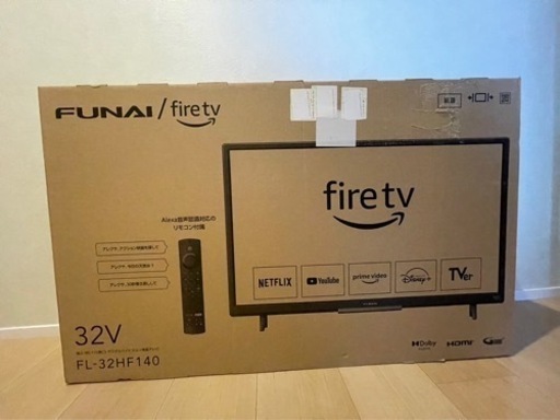 フナイ 32V型 液晶テレビ Fire TV 搭載 Alexa 対応